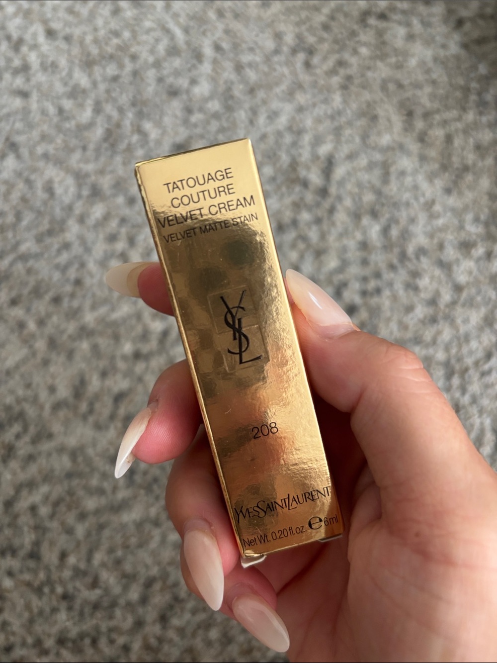 Yves Saint Laurent Tatouage Couture Velvet Cream Lipstick - Gold Packaging